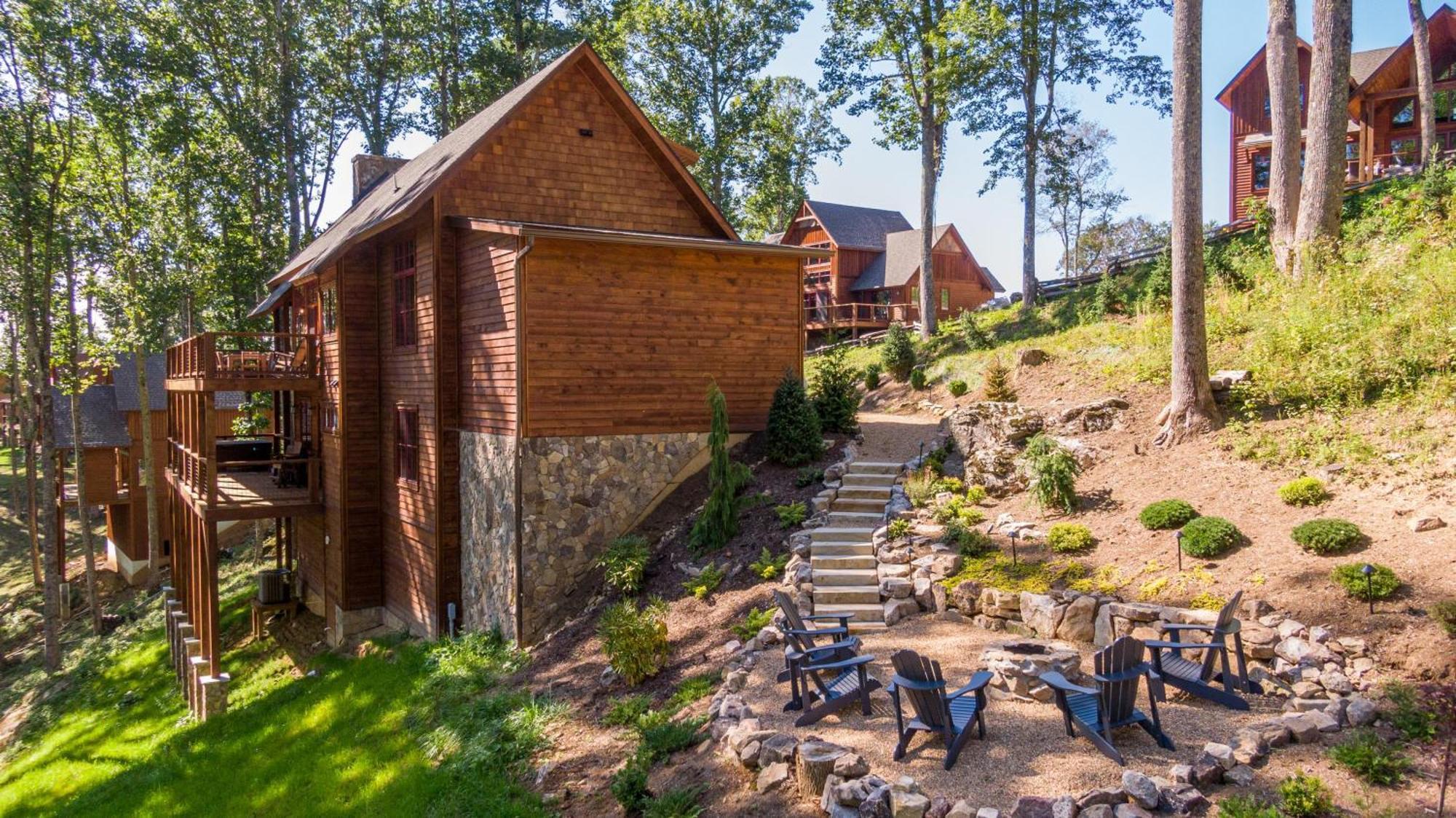 Great Bear Cabin At Eagles Nest Villa Banner Elk Exterior photo