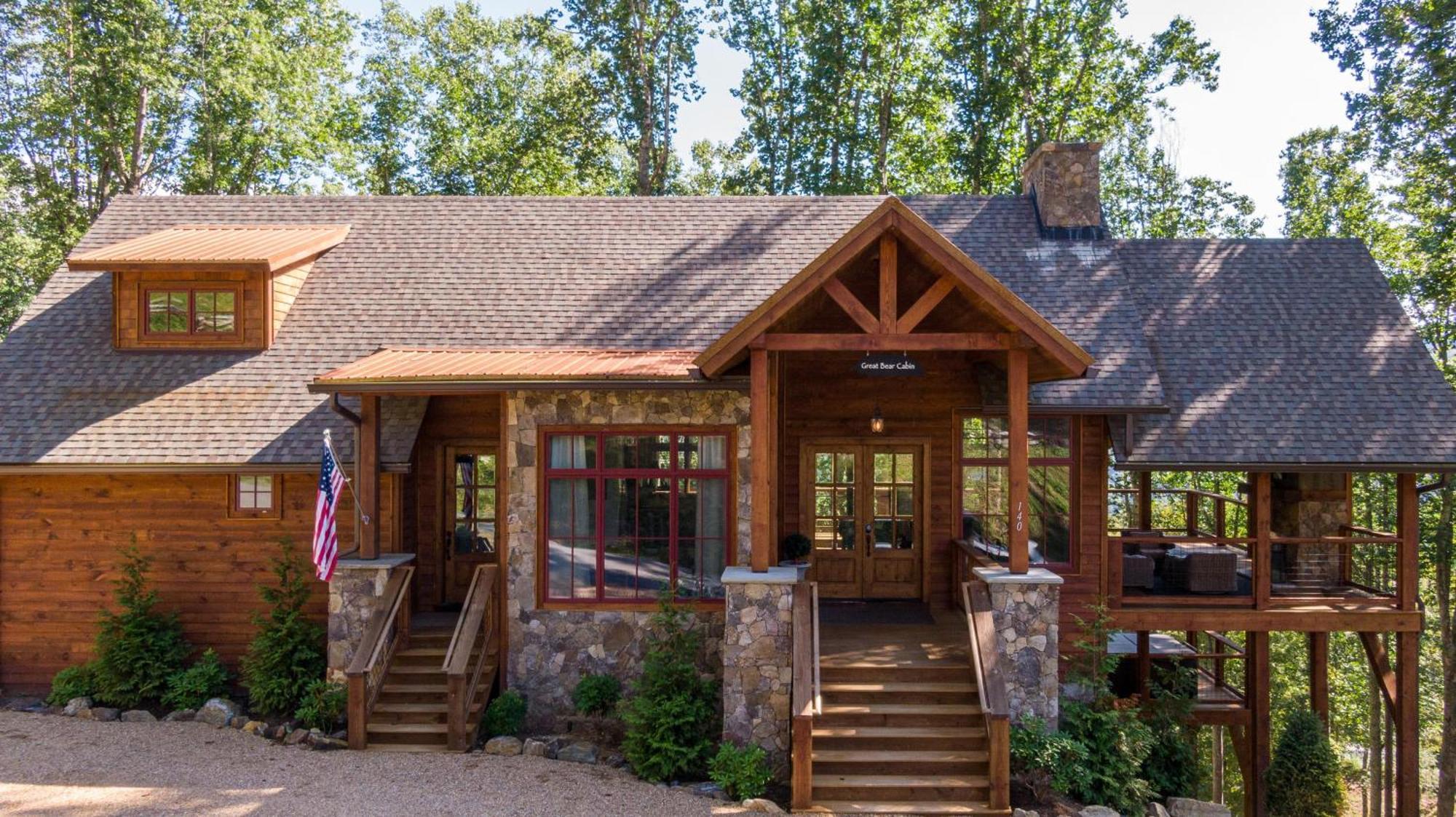 Great Bear Cabin At Eagles Nest Villa Banner Elk Exterior photo