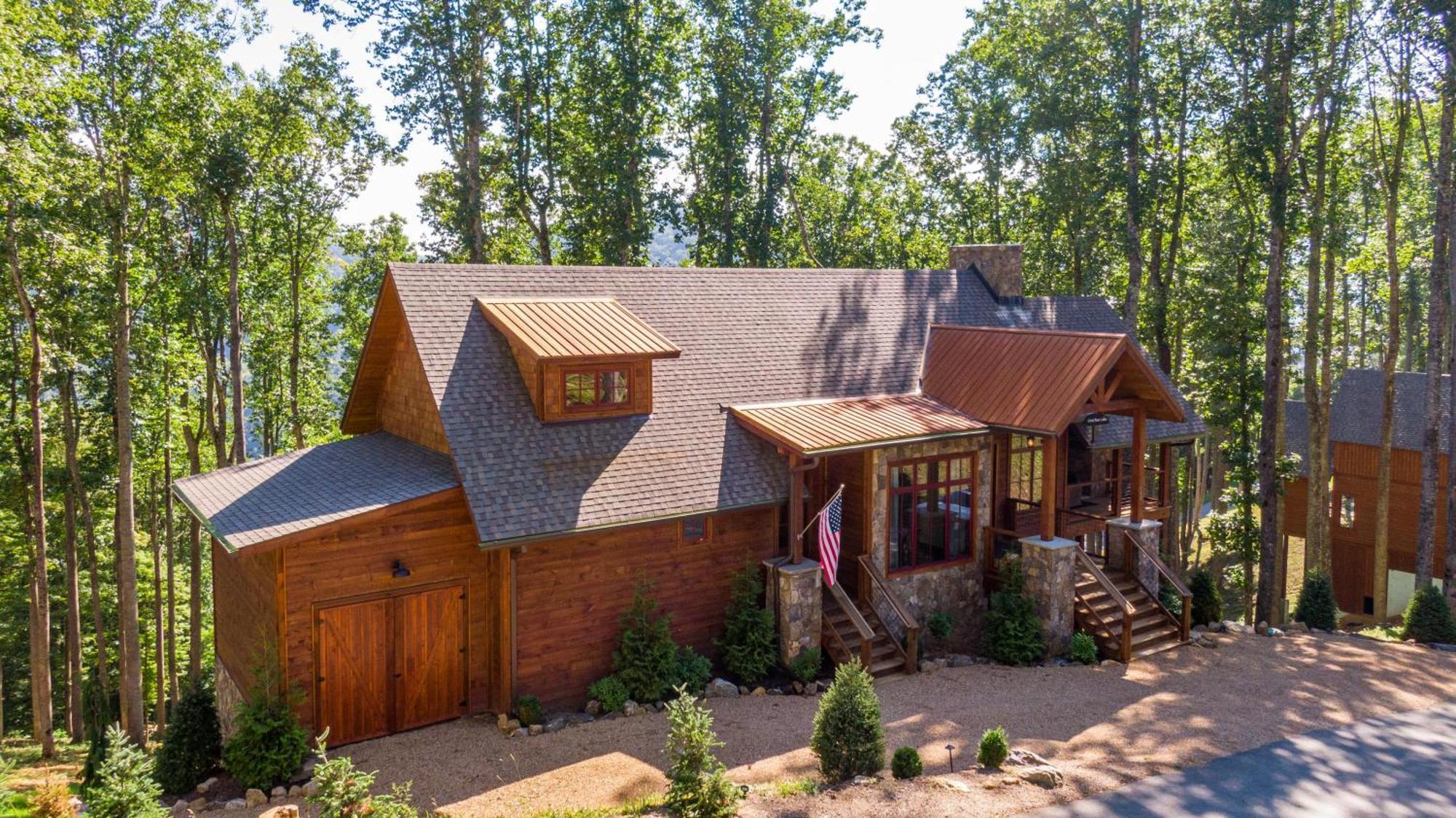 Great Bear Cabin At Eagles Nest Villa Banner Elk Exterior photo